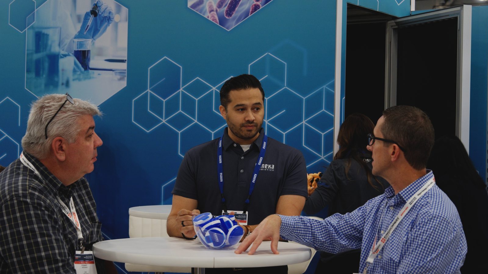 The Kaneka Probiotics team at the SupplySide Global booth