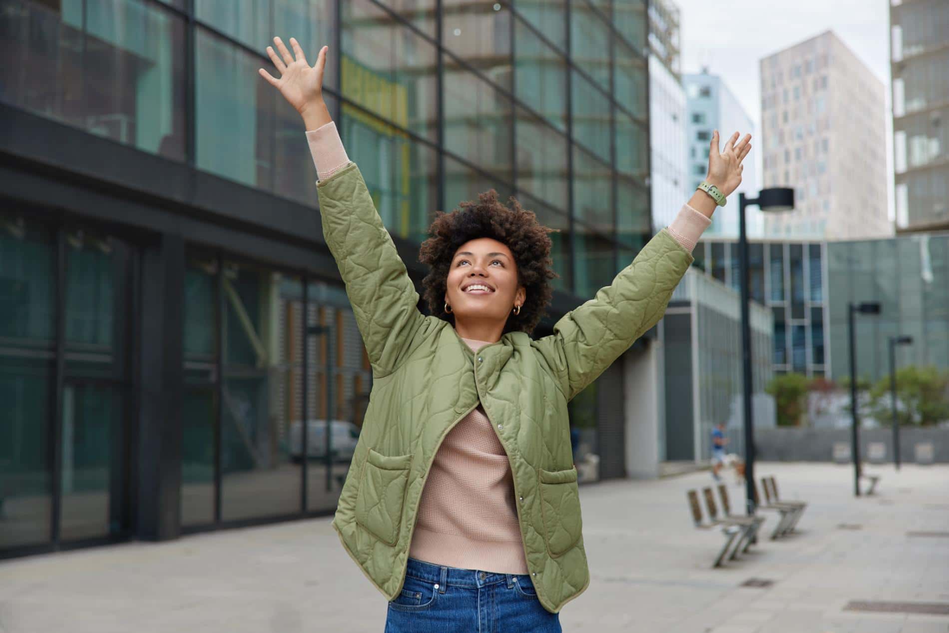 Happy woman