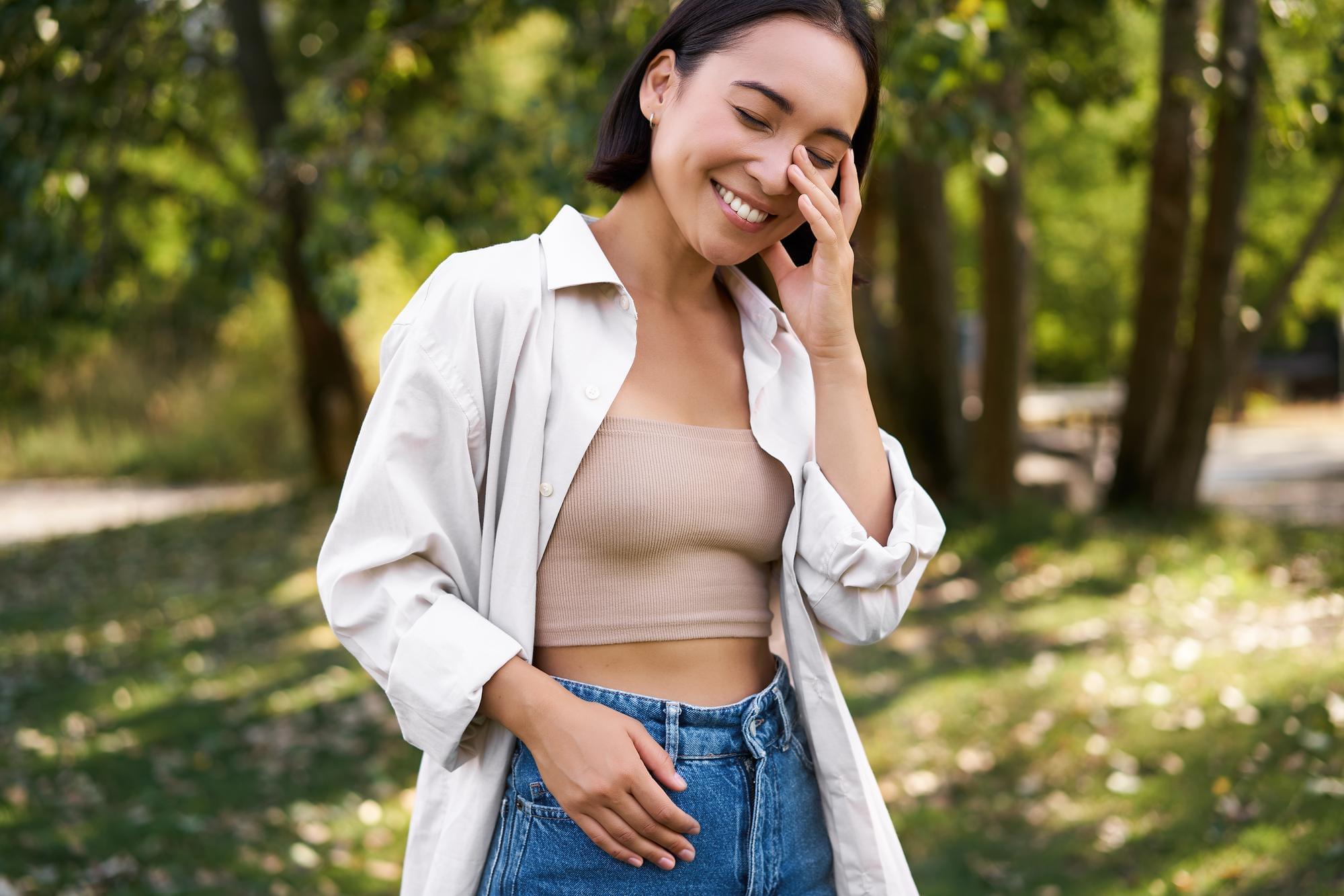 Happy young woman