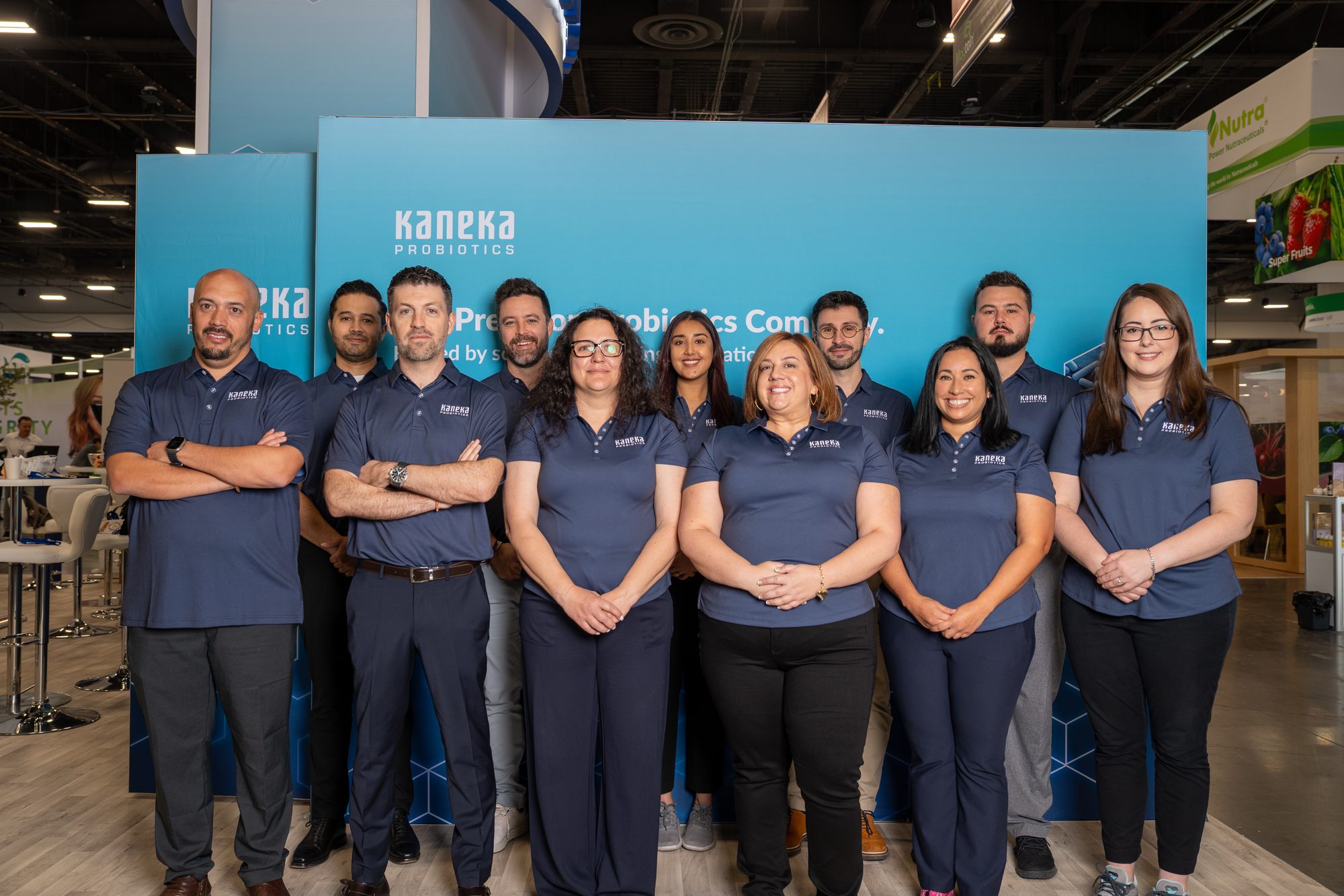The Kaneka Probiotics team at their SupplySide Global expo booth